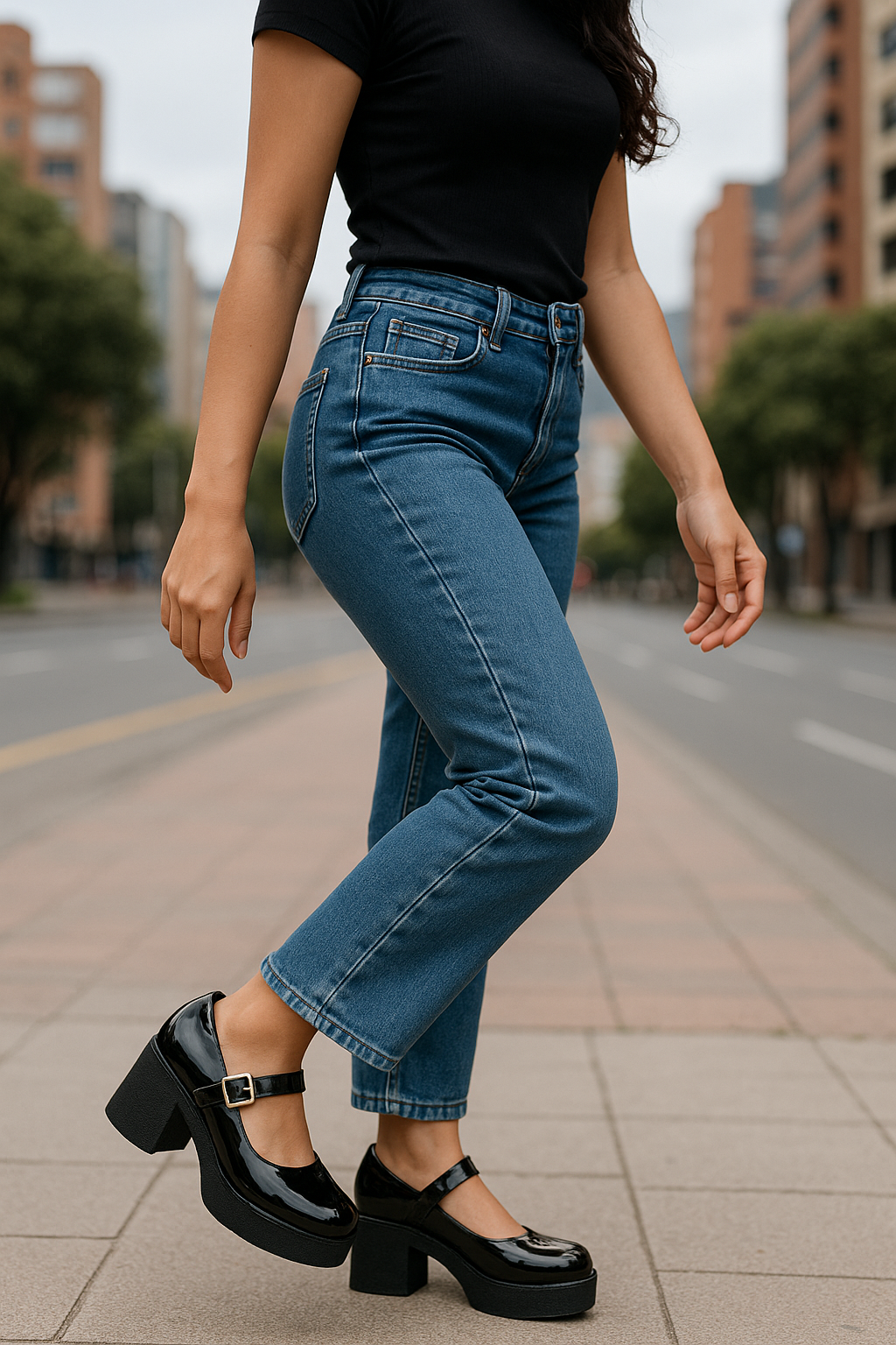 Zapatos De Tacón Negro OCAi - Ginebra
