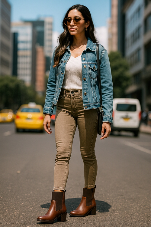 Bota Cuero Mujer Coñac OCAi - Savanna