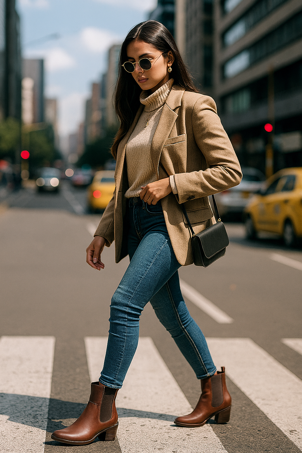 Bota Cuero Mujer Coñac OCAi - Savanna
