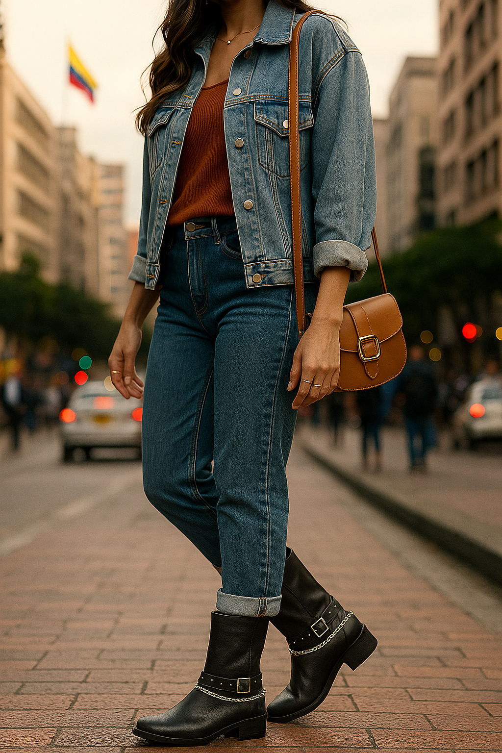 Botas Cuero Mujer Negro OCAi - Nicole
