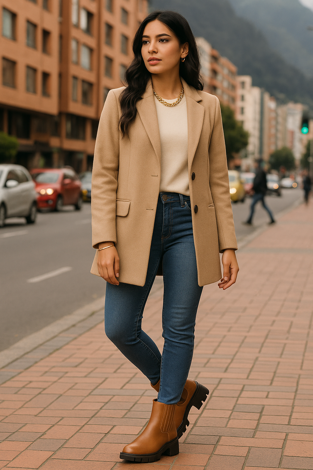 Bota Mujer Cuero Miel OCAi - Silvia