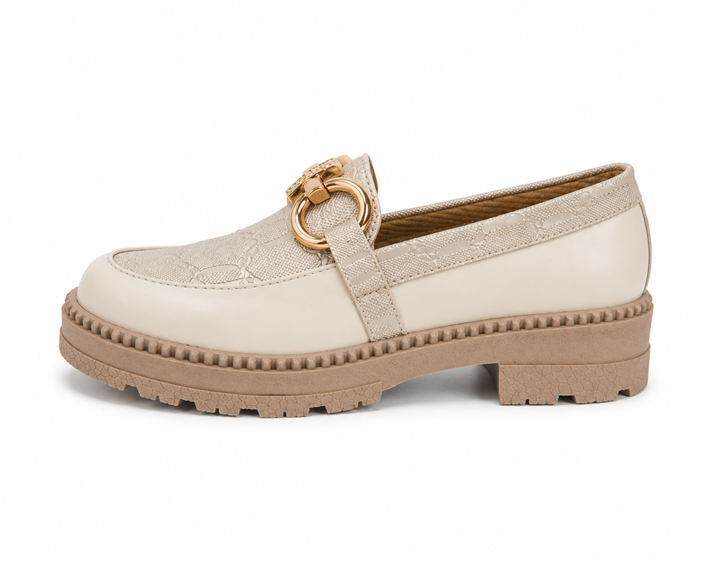 Mocasines Mujer Beige OCAi Zara