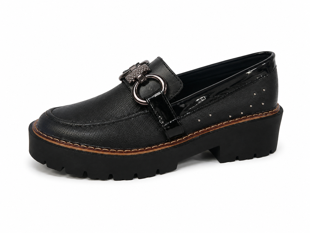 Mocasines Mujer Negro OCAi Zara