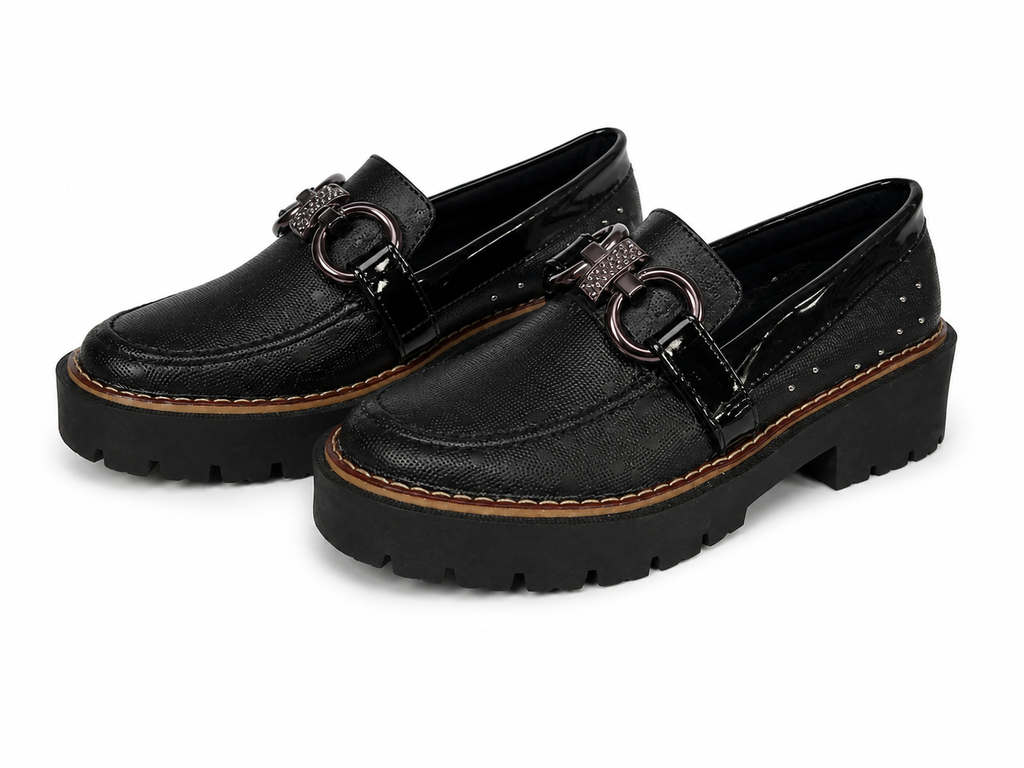 Mocasines Mujer Negro OCAi Zara