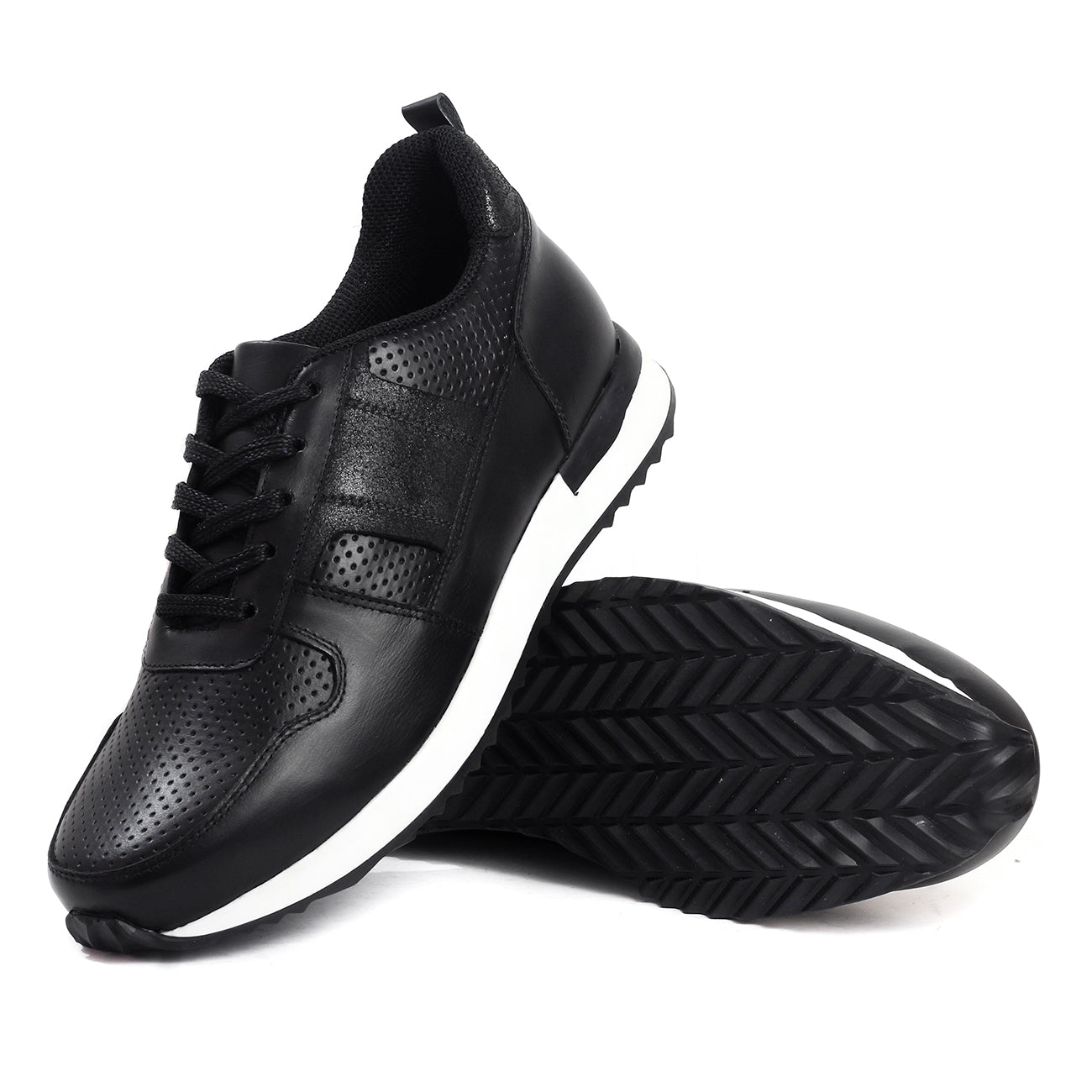 Tenis en Cuero Negro Iván 001