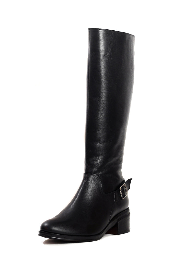 Bota Cuero Mujer Negro OCAi - Miranda