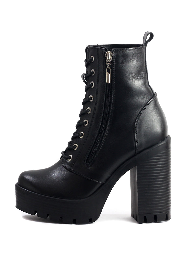 Bota Mujer Cuero Negro OCAi - Kimberly