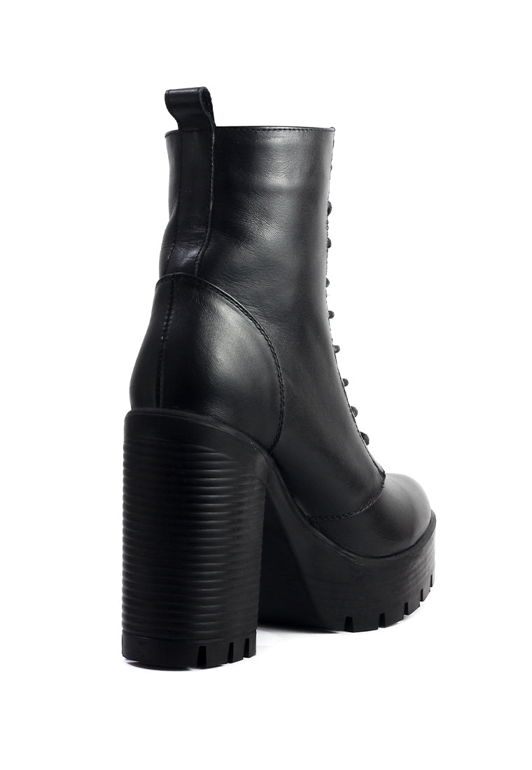 Bota Mujer Cuero Negro OCAi - Kimberly