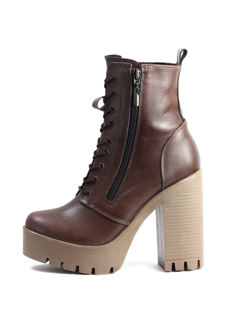 Bota Cuero Mujer Café OCAi - Kimberly