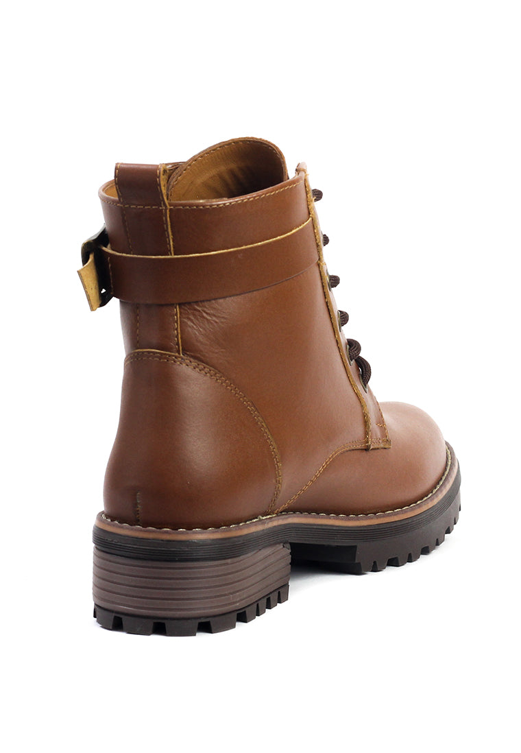 Bota Mujer Cuero Miel OCAi - Olivia