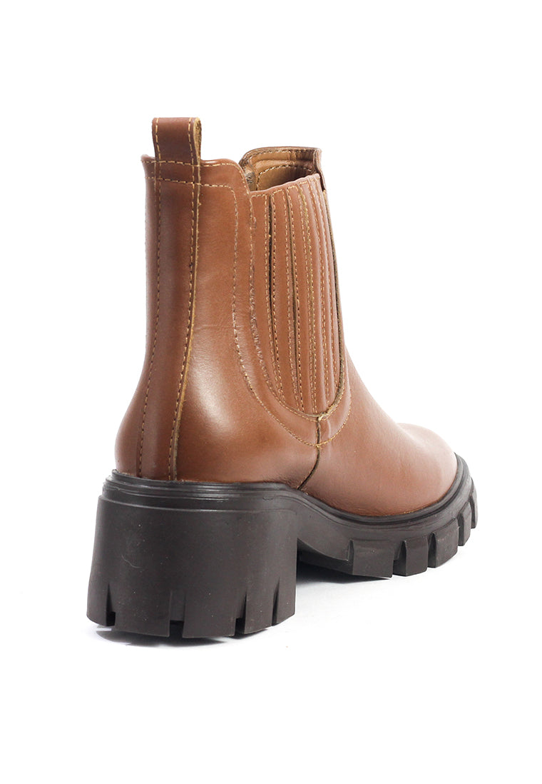 Bota Mujer Cuero Miel OCAi - Silvia