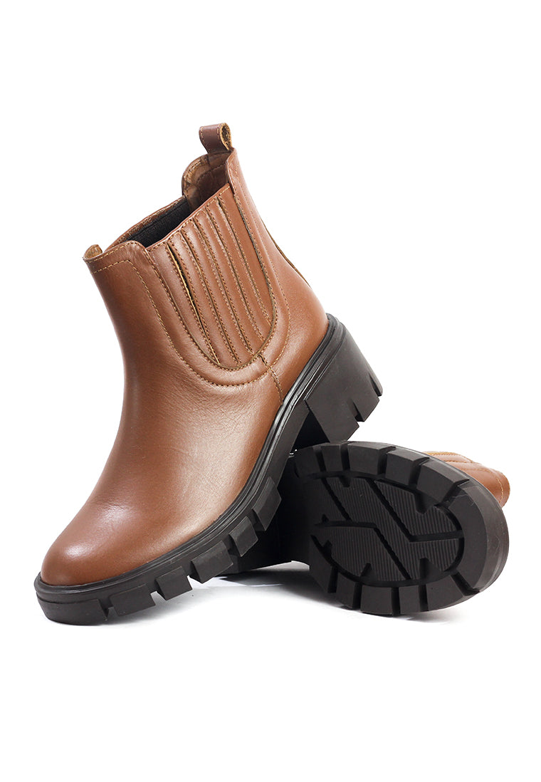 Bota Mujer Cuero Miel OCAi - Silvia