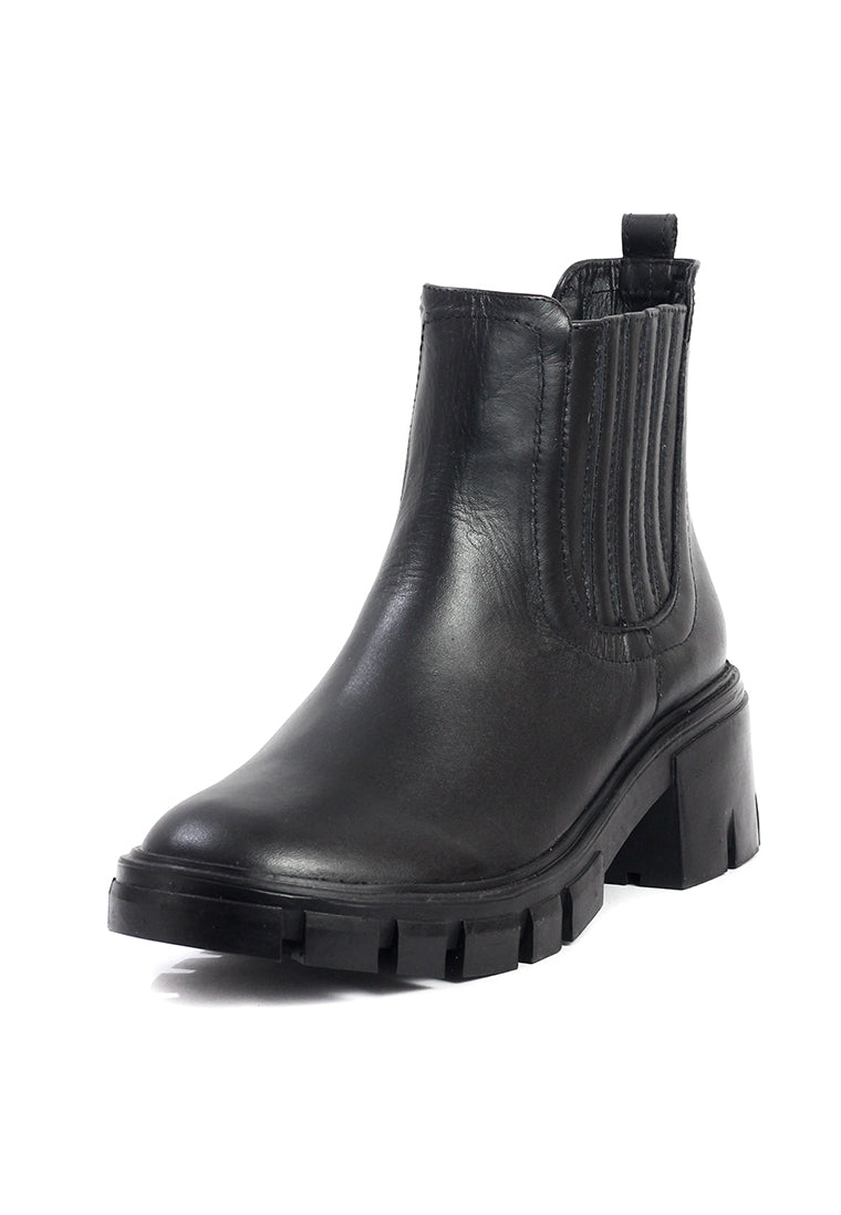Bota Mujer Cuero Negro OCAi - Silvia