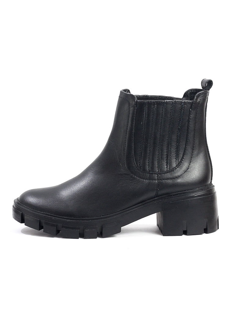 Bota Mujer Cuero Negro OCAi - Silvia