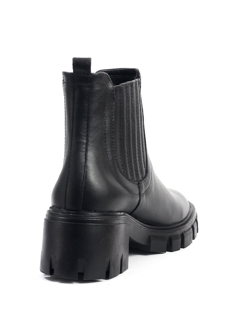 Bota Mujer Cuero Negro OCAi - Silvia