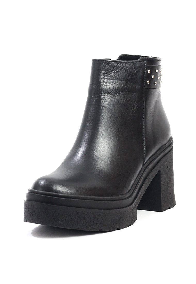 Botines Cuero Mujer Negro OCAi - Diro