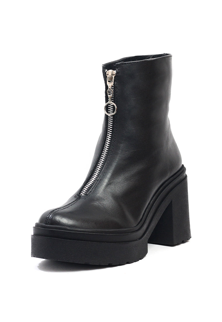 Bota Mujer Cuero Negro OCAi - Mia