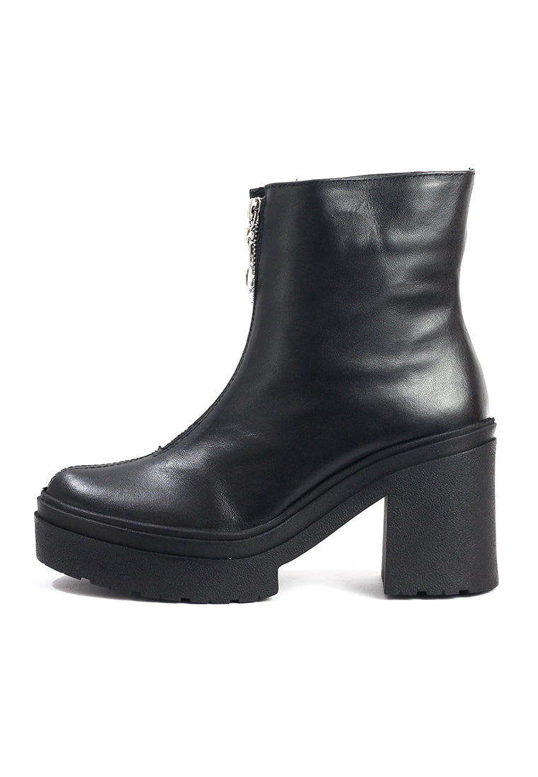Bota Mujer Cuero Negro OCAi - Mia