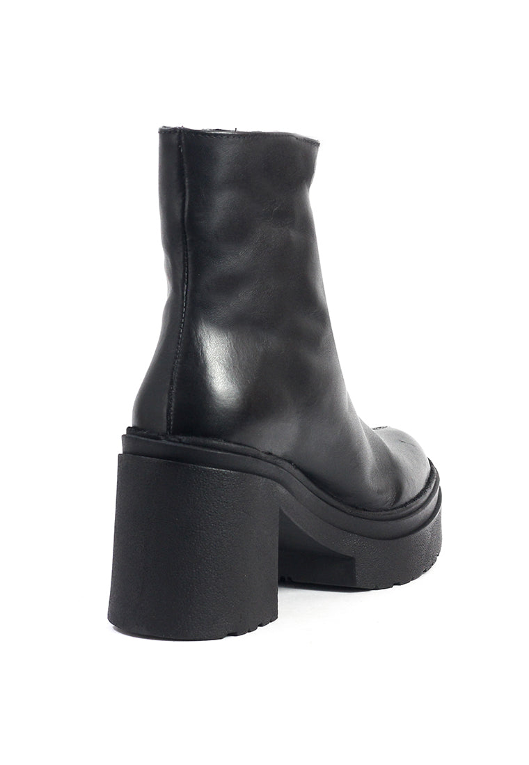 Bota Mujer Cuero Negro OCAi - Mia