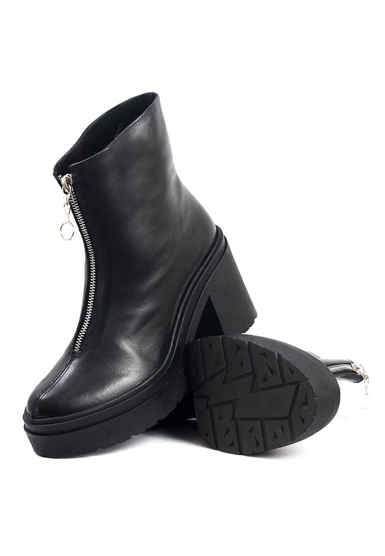Bota Mujer Cuero Negro OCAi - Mia