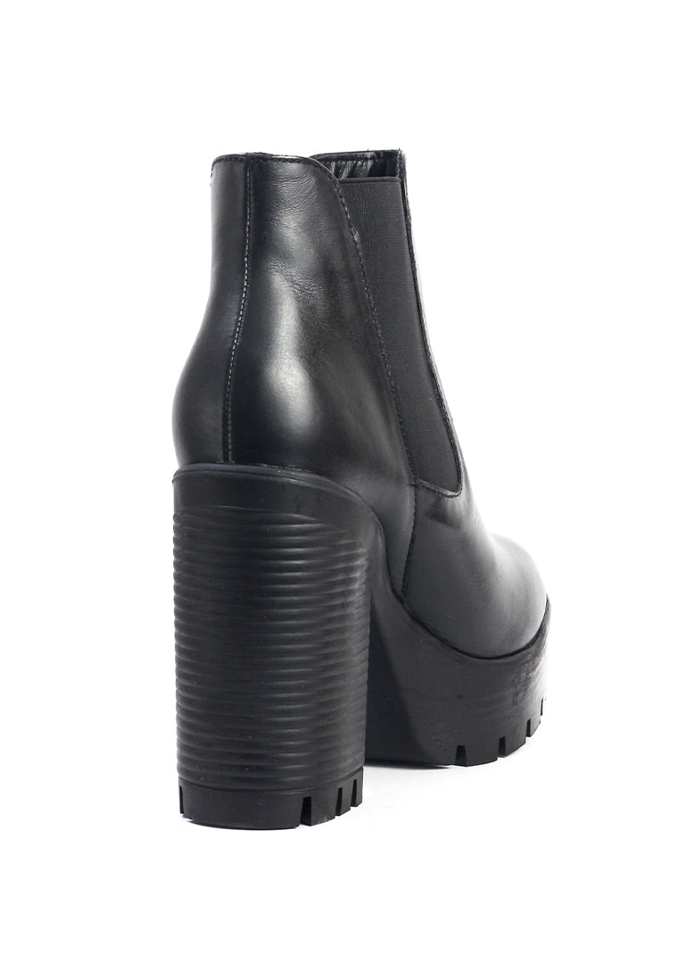 Bota Mujer Cuero Negro OCAi - Renata