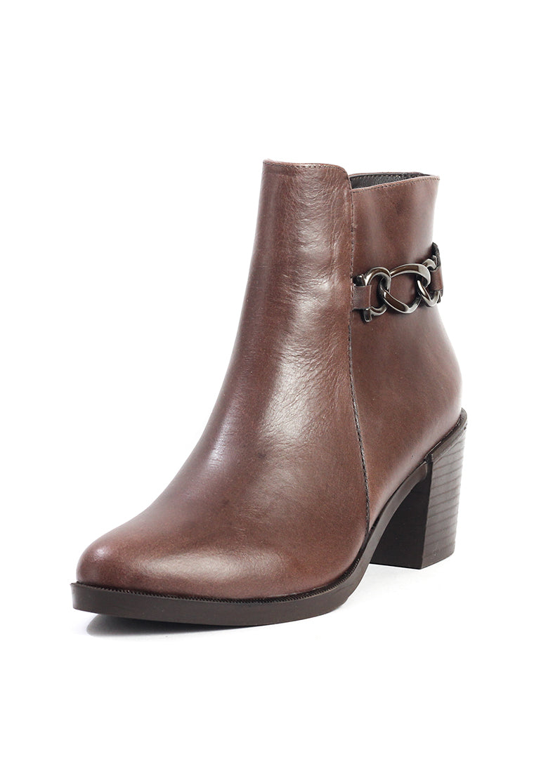 Botines Mujer Cuero Café OCAi - Abigail