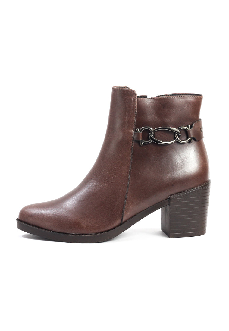 Botines Mujer Cuero Café OCAi - Abigail