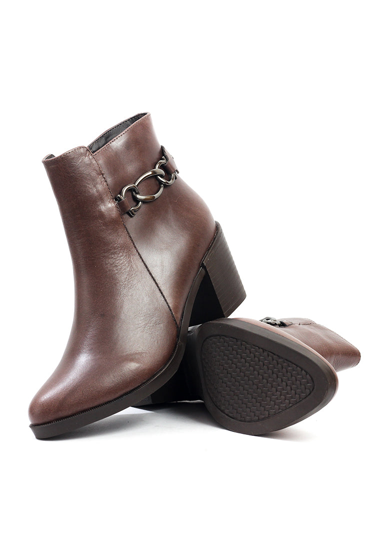Botines Mujer Cuero Café OCAi - Abigail