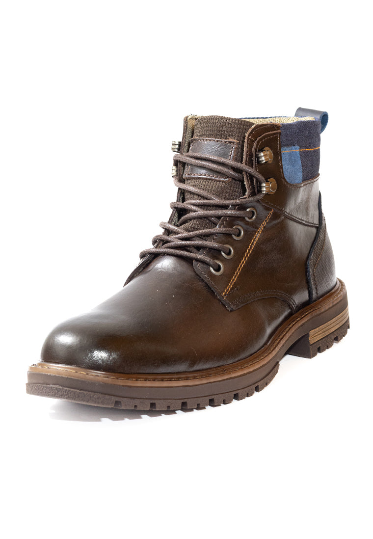 Botas Casuales Cuero Genuino Hombre Café Cognac Ocai B106