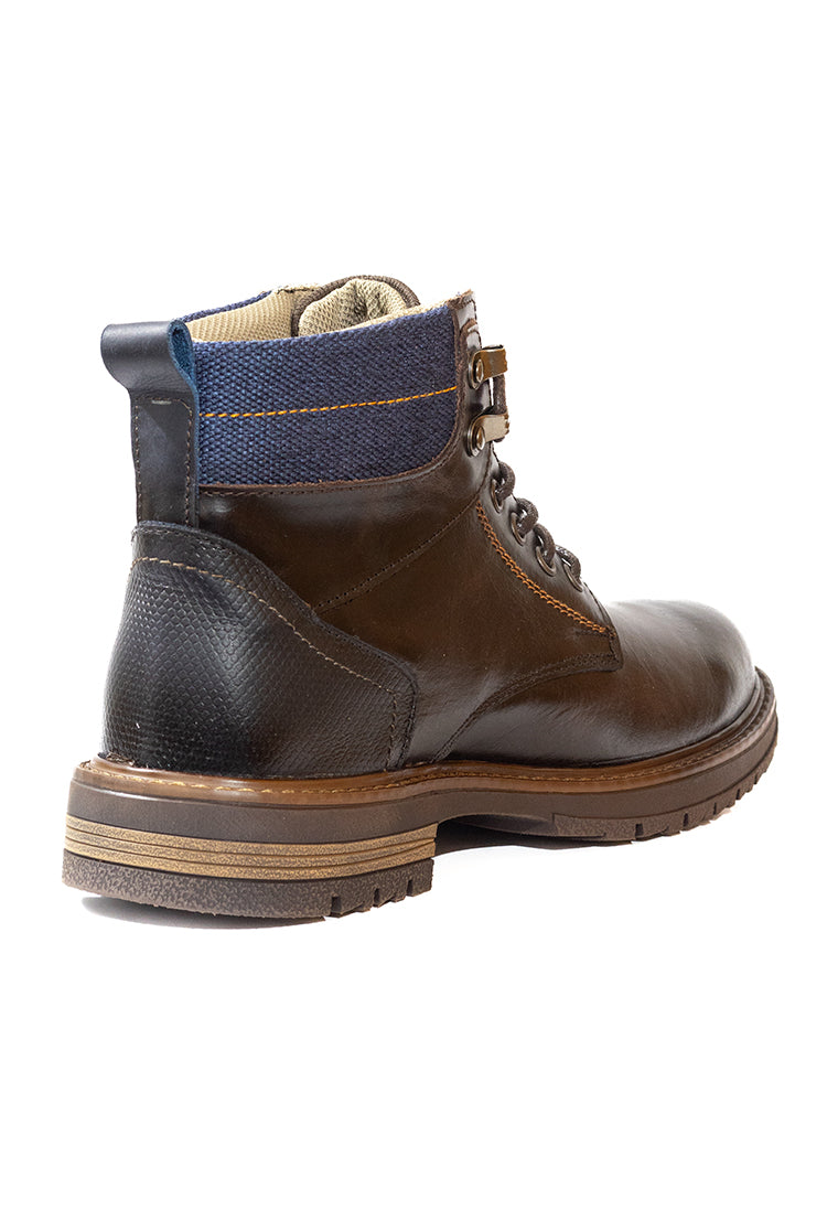 Botas Casuales Cuero Genuino Hombre Café Cognac Ocai B106