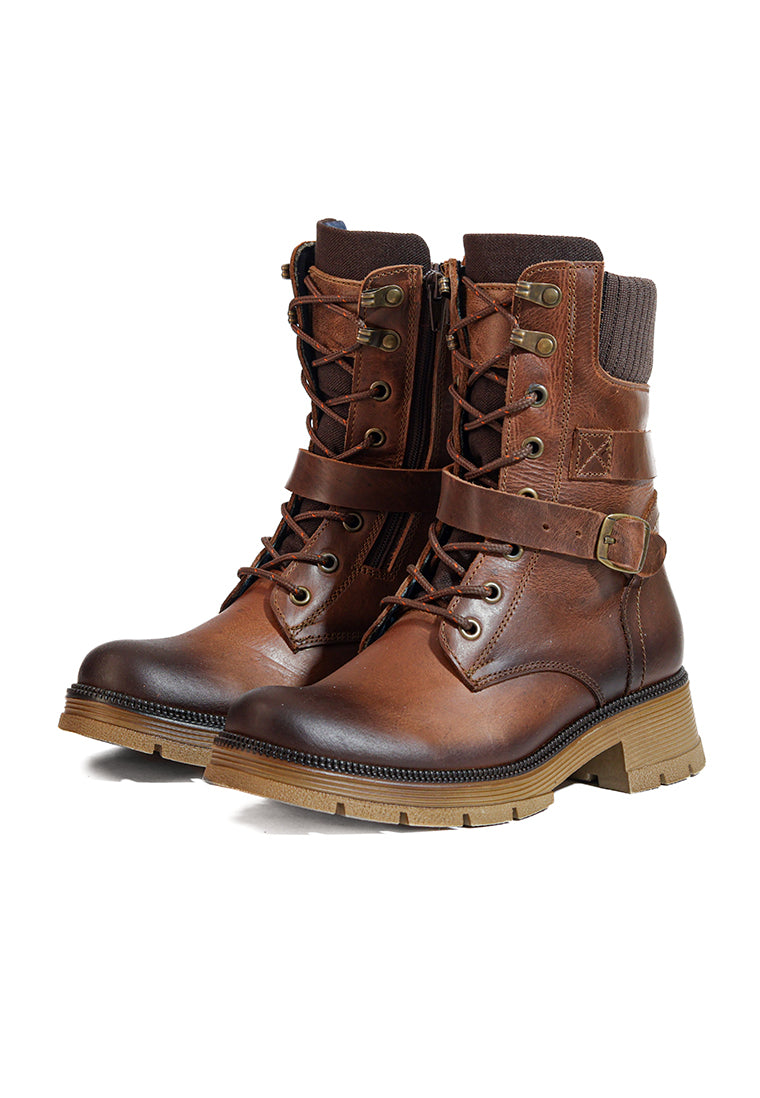 Bota Mujer Cuero Miel OCAi Terra