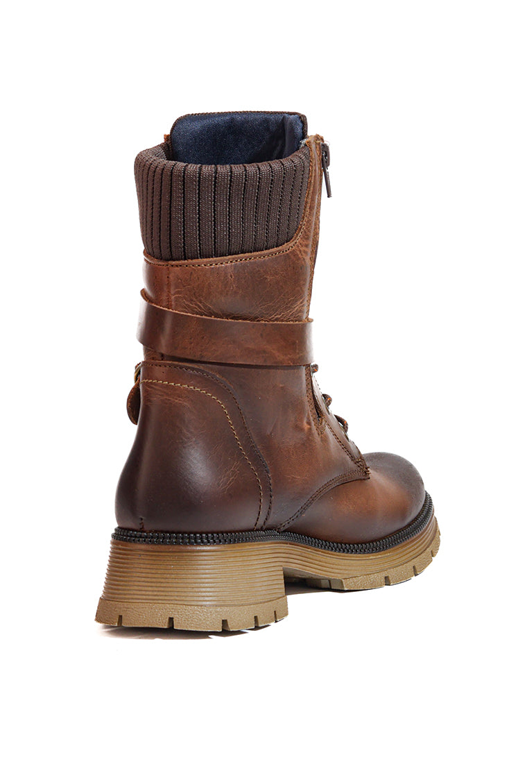 Bota Mujer Cuero Miel OCAi Terra