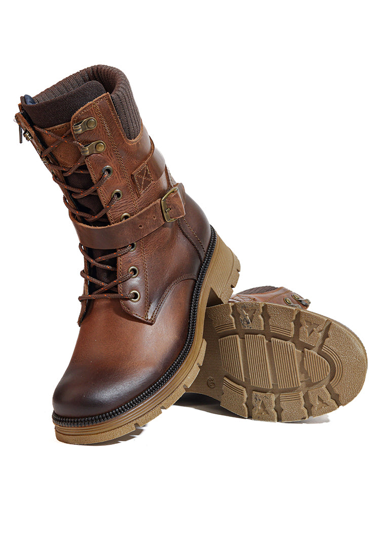 Bota Mujer Cuero Miel OCAi Terra