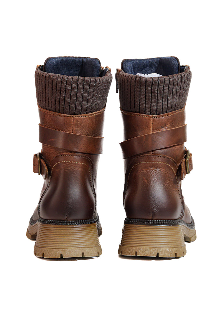 Bota Mujer Cuero Miel OCAi Terra