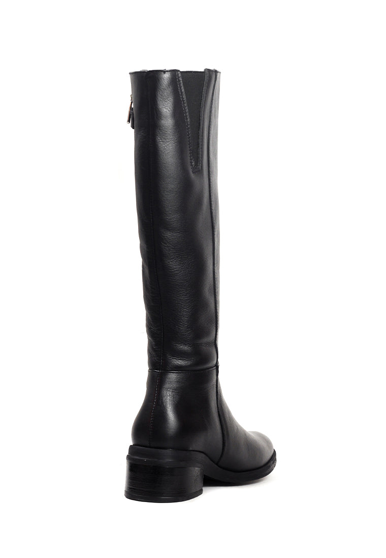 Bota Cuero Mujer Negro Ocai - Cata