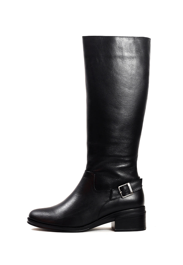 Bota Cuero Mujer Negro OCAi - Miranda
