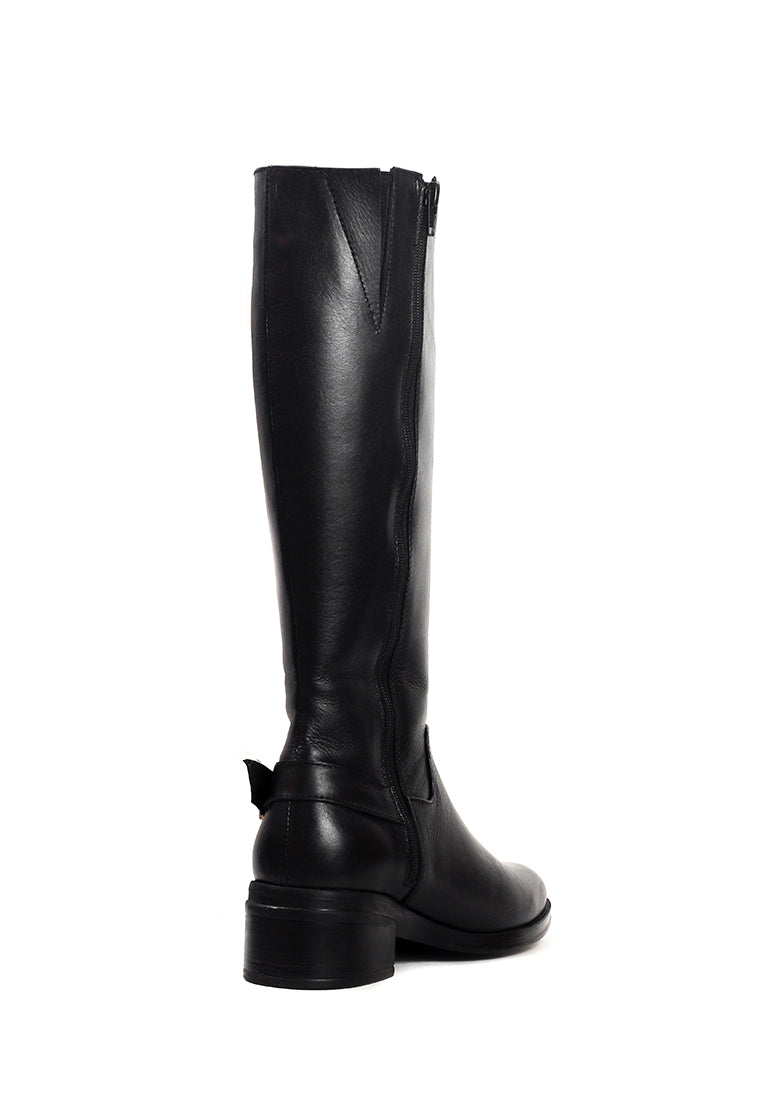 Bota Cuero Mujer Negro OCAi - Miranda
