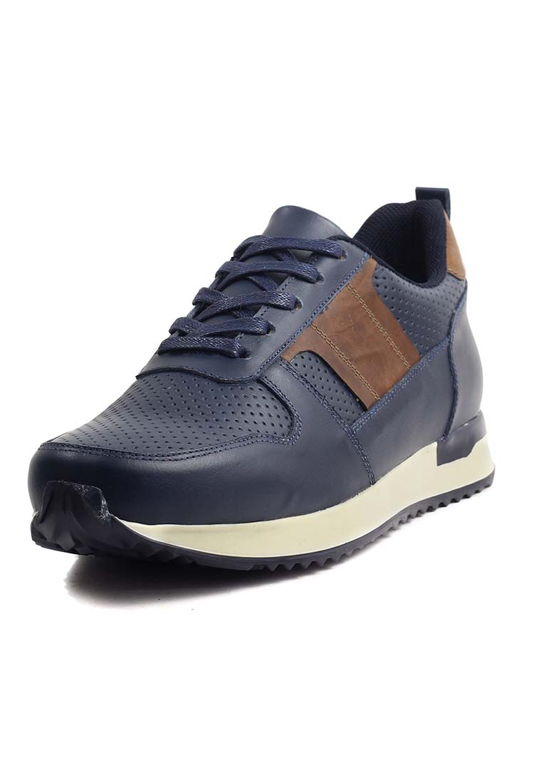 Tenis Cuero Hombre Azul OCAi - Iván