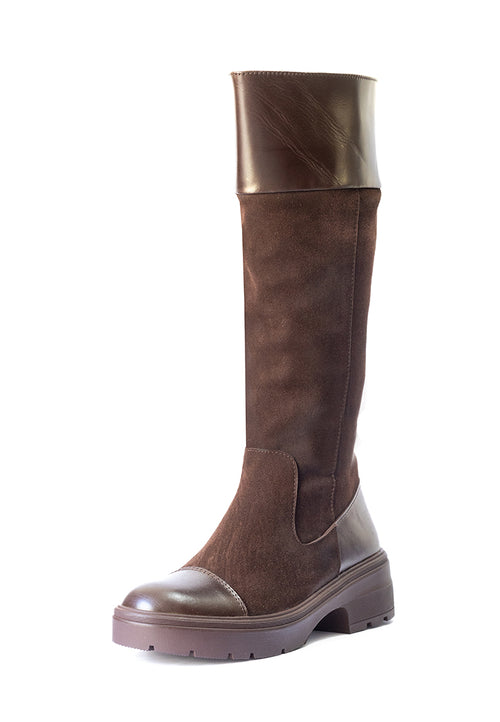 Bota Alta para Mujer en Cuero - Toscana