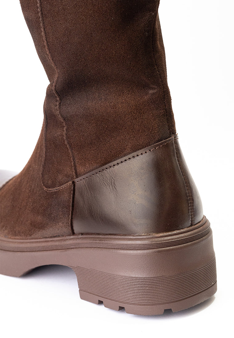 Bota Alta para Mujer en Cuero - Toscana
