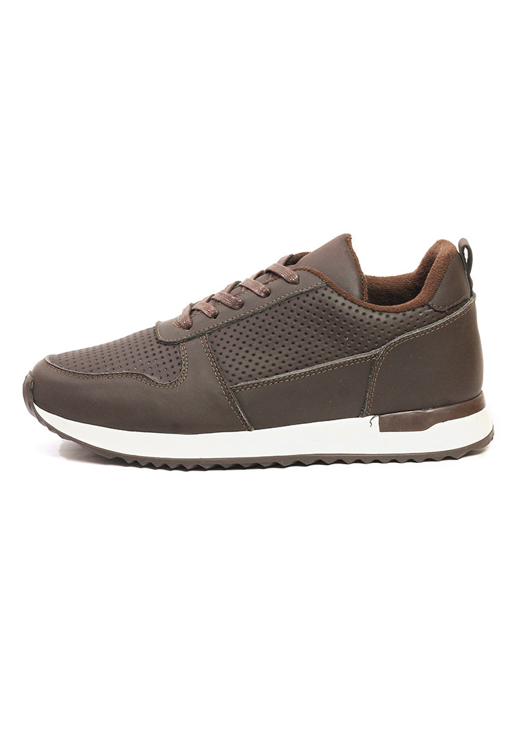 Tenis Cuero Hombre Café OCAi - Iván