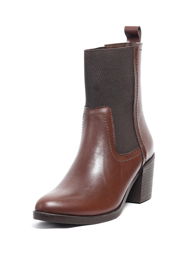 Bota Cuero Mujer Coñac OCAi - Savanna