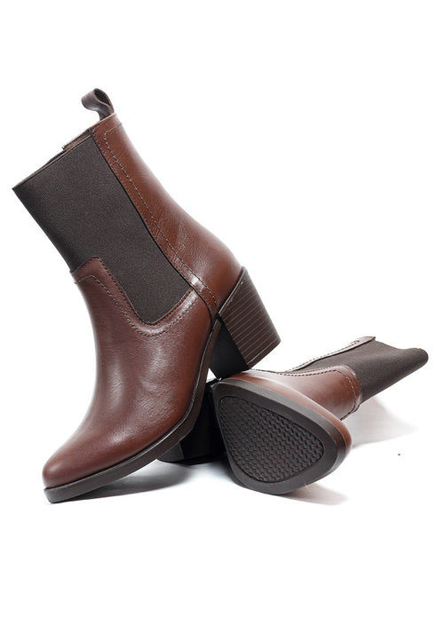 Bota Cuero Mujer Coñac OCAi - Savanna