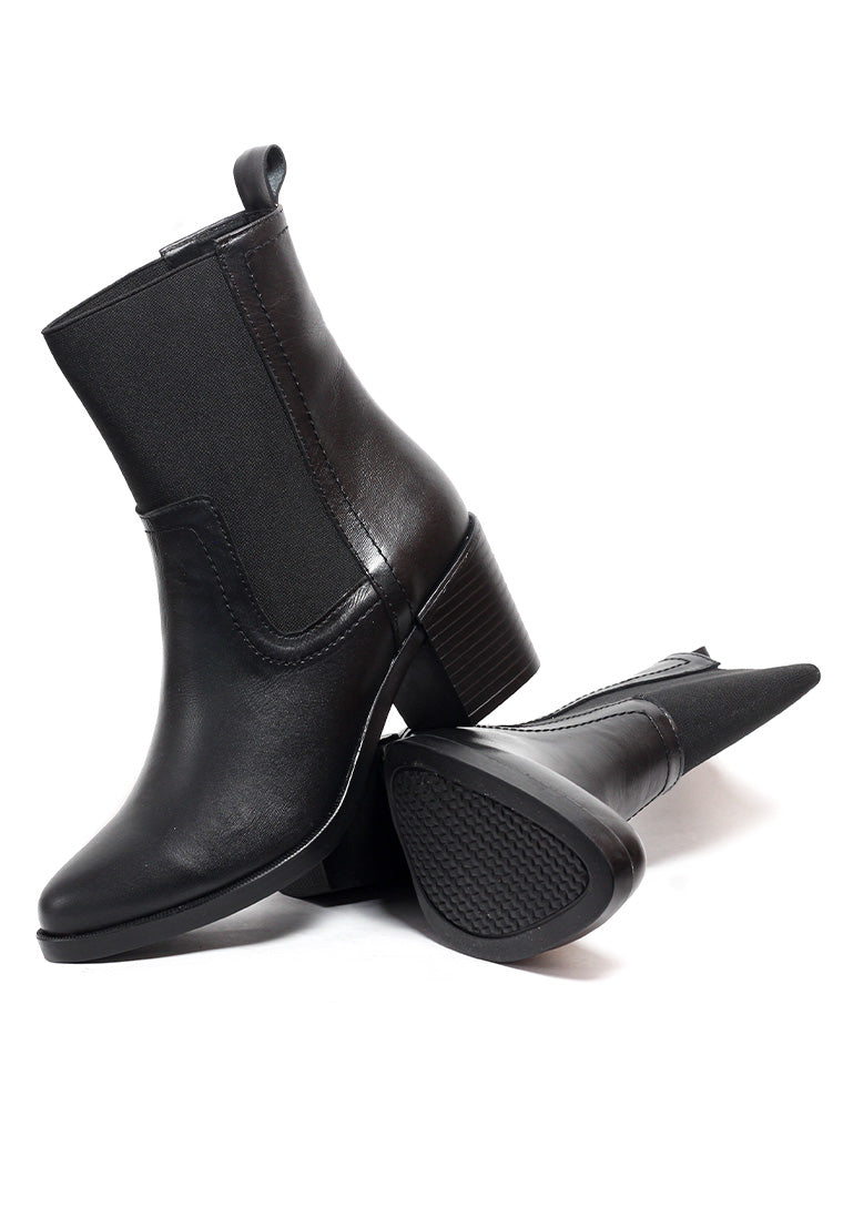 Bota Cuero Mujer Negro OCAi - Vanta