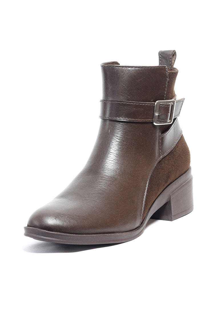 Bota Cuero Mujer Café OCAi - Agra