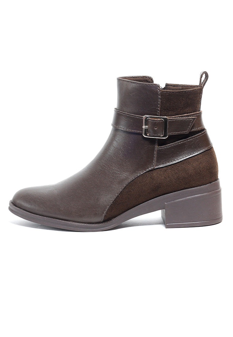 Bota Cuero Mujer Café OCAi - Agra