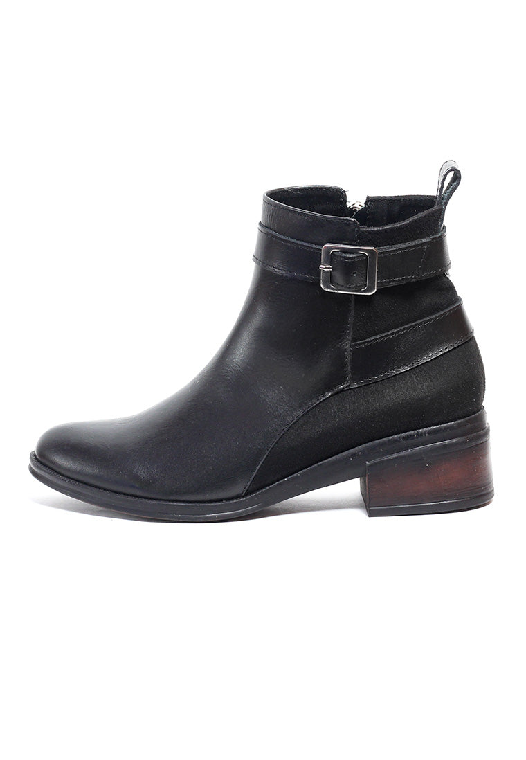 Bota Cuero Mujer Negro OCAi - Onyx