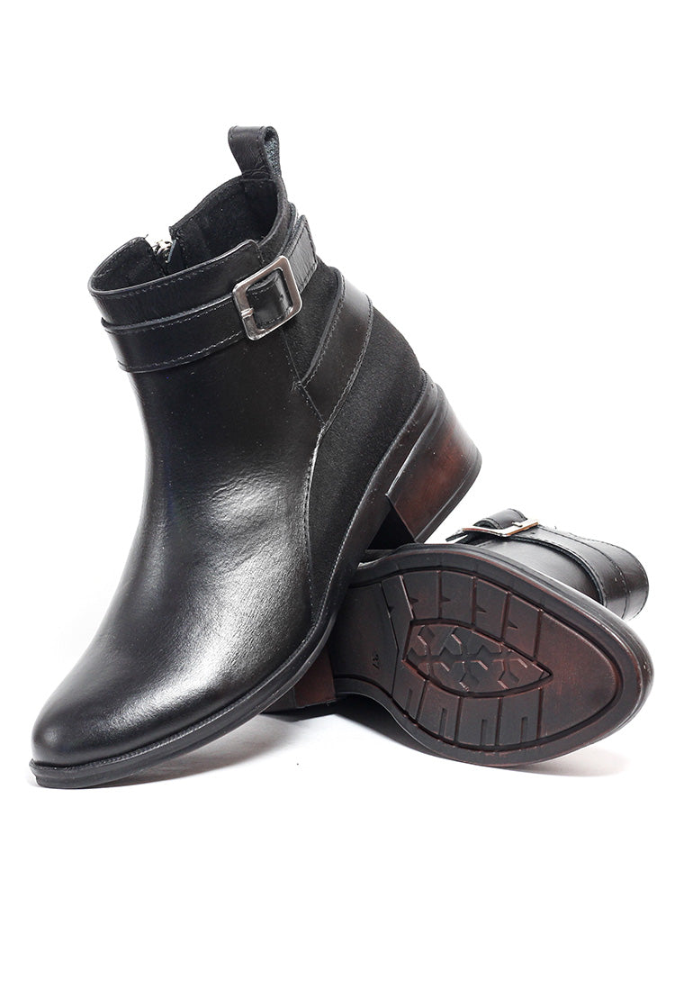 Bota Cuero Mujer Negro OCAi - Onyx