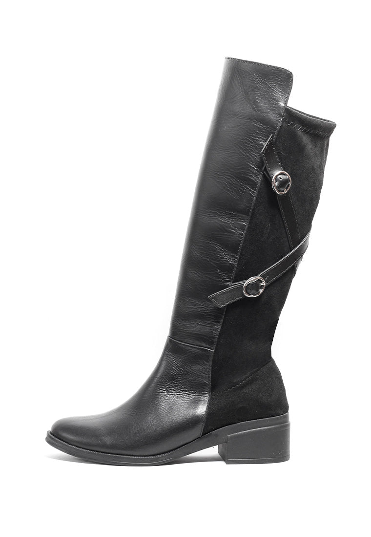 Bota Cuero Mujer Negro OCAi - Astra