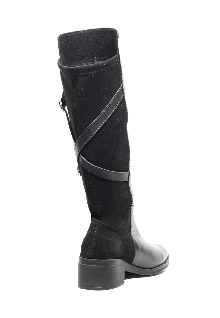 Bota Cuero Mujer Negro OCAi - Astra